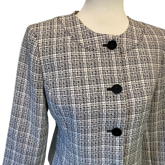 Jones Studio Seperates houndstooth blazer size 8 - Picture 3 of 13